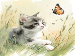 Il gattino Micio e la strada di stelle per tornare a casa