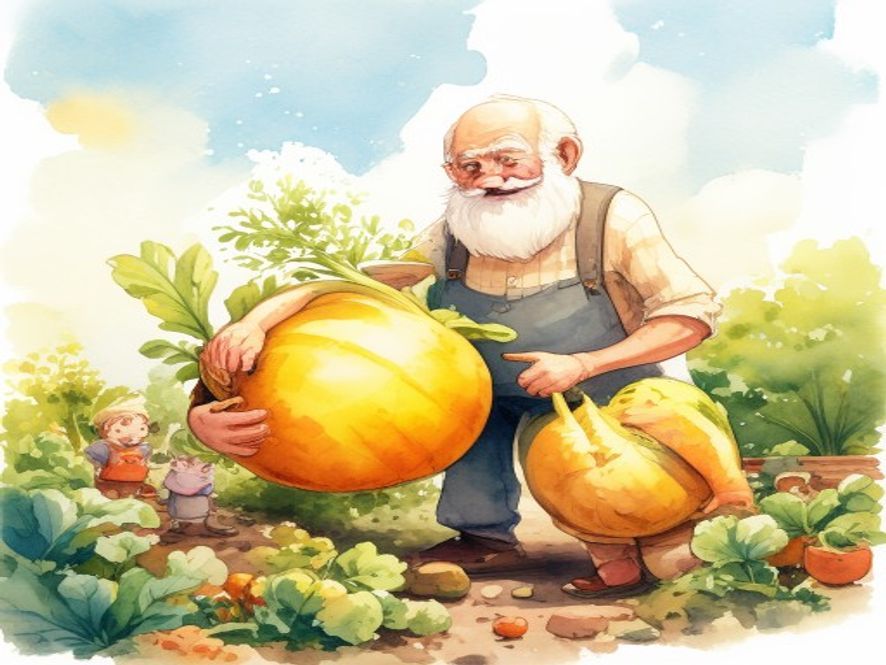 Ілюстрація до казки «Велика ріпка»