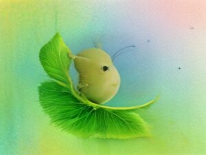 La pequeña oruga que quería volar