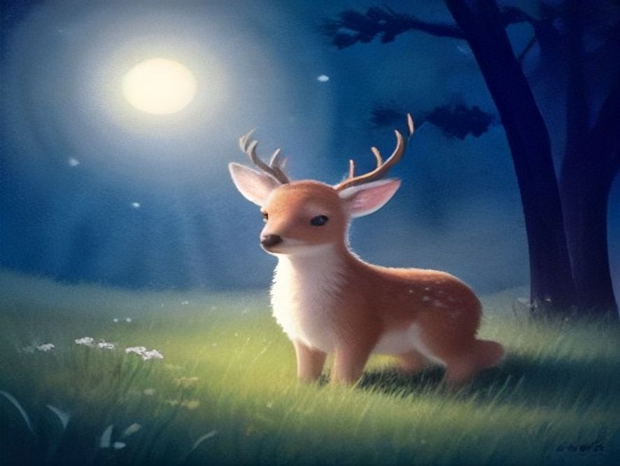 Ілюстрація до казки «Rudko’s Five Little Sunbeams»